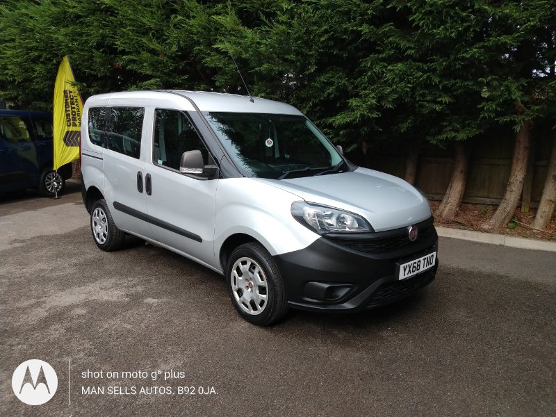 2018 Fiat Doblo Wheelchair Access Vehicle 1.4 Pop MPV 5dr Petrol Manual Euro 6 Wheelchair Accessible Vehicle.